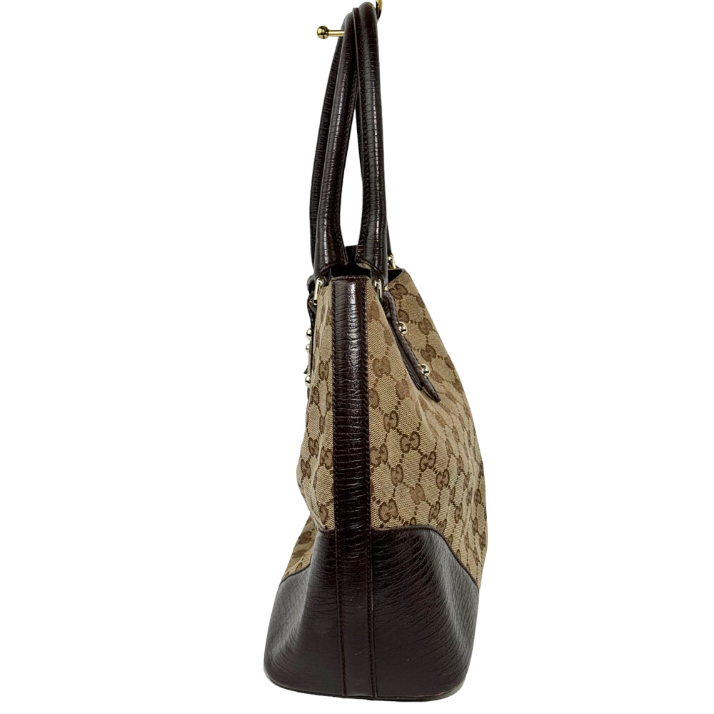 GUCCI Sherry Line Bolso Tote Con Horsebit LHQ285