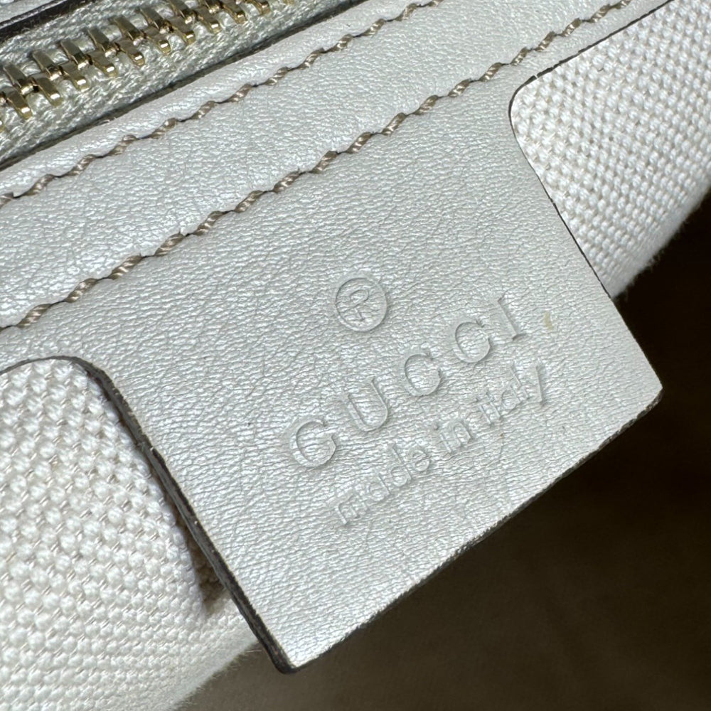 GUCCI Sac à main Guccissima Crème LHQ288