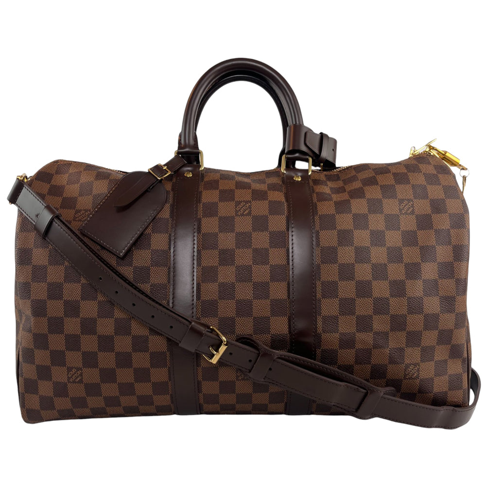 LOUIS VUITTON Keepall Bandouliere 45 Damier Ebene LHQ312