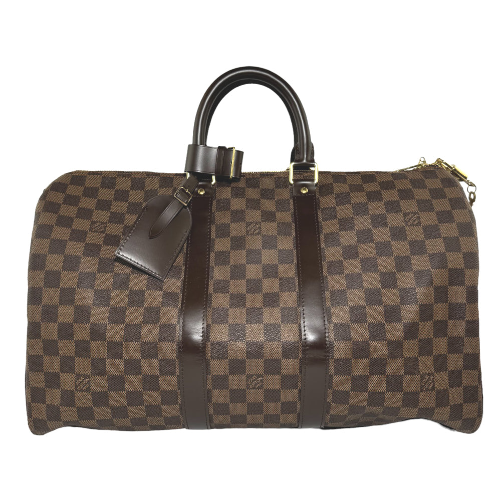 LOUIS VUITTON Keepall Bandouliere 45 Damier Ebene LHQ312