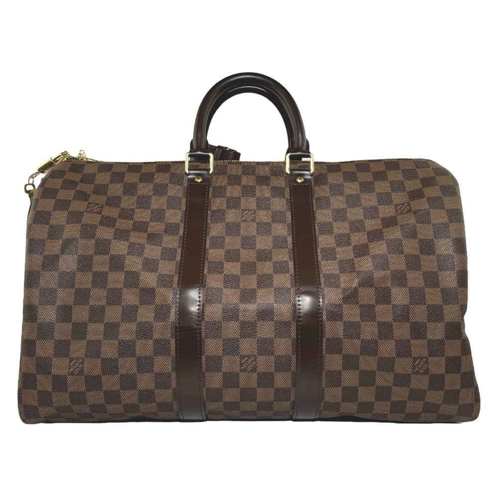 LOUIS VUITTON Keepall Bandouliere 45 Damier Ebene LHQ312