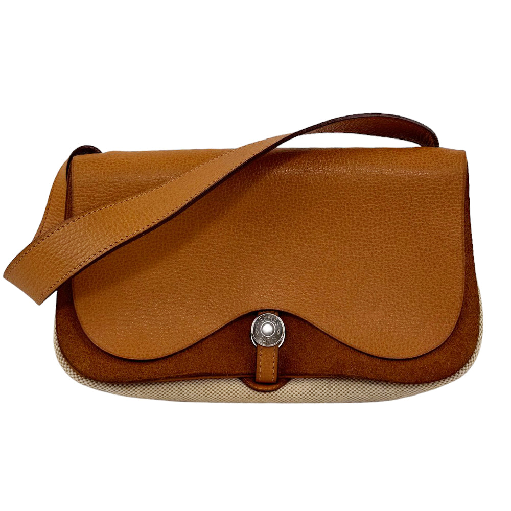 HERMES Borsa a tracolla grigia LHQ237