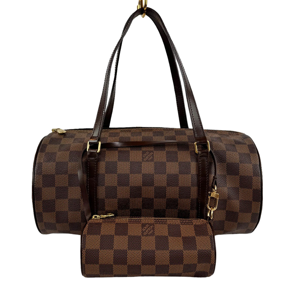 LOUIS VUITTON Papillion 30 Damier Ebene Handbag LHQ315