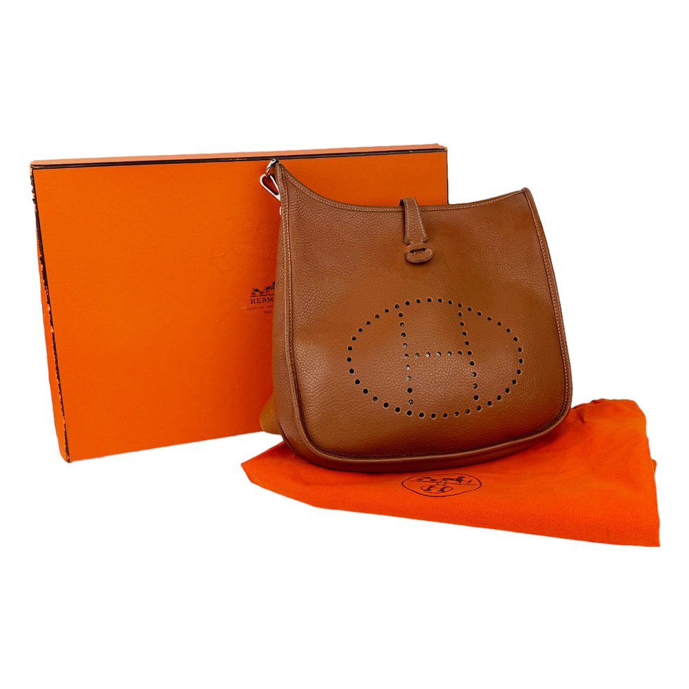 HERMES Borsa a tracolla grigia LHQ237