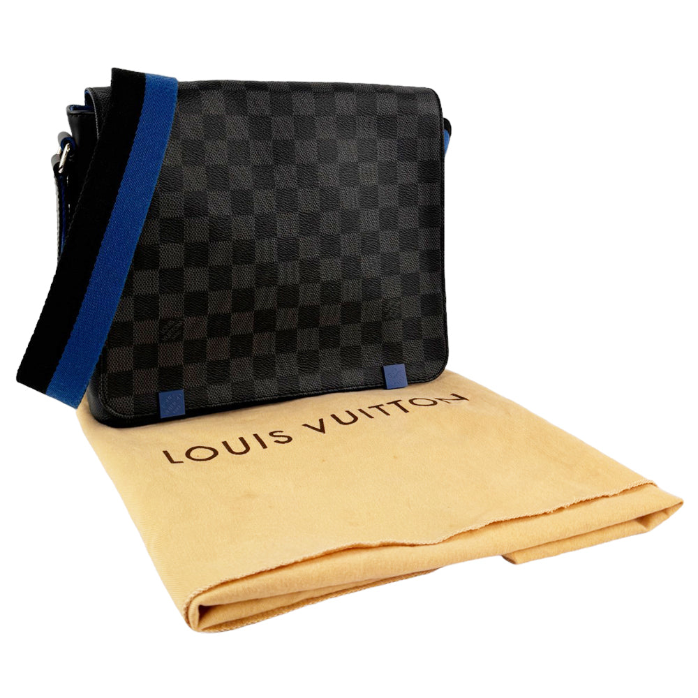 LOUIS VUITTON Damier Graphite Alpha Borsa messenger LHQ256