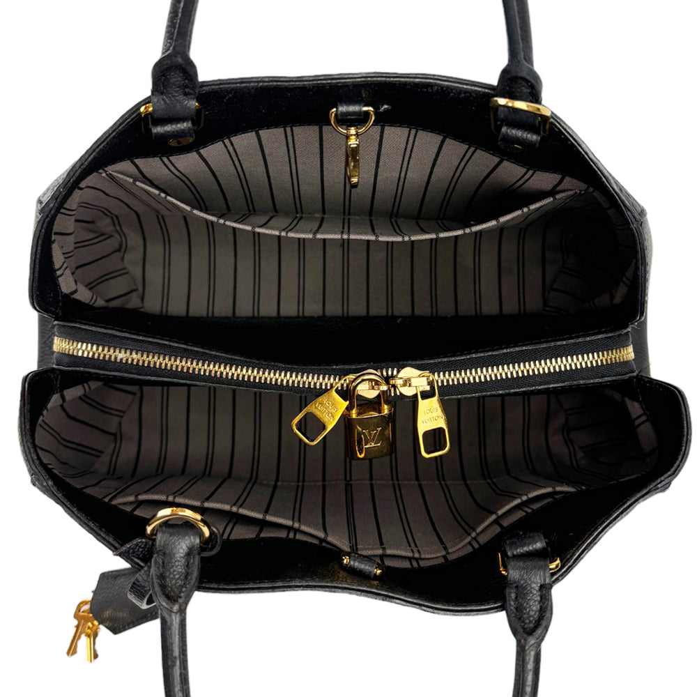 LOUIS VUITTON Speedy 30 Bandouliere Empreinte Nero Con Cinturino LHQ300