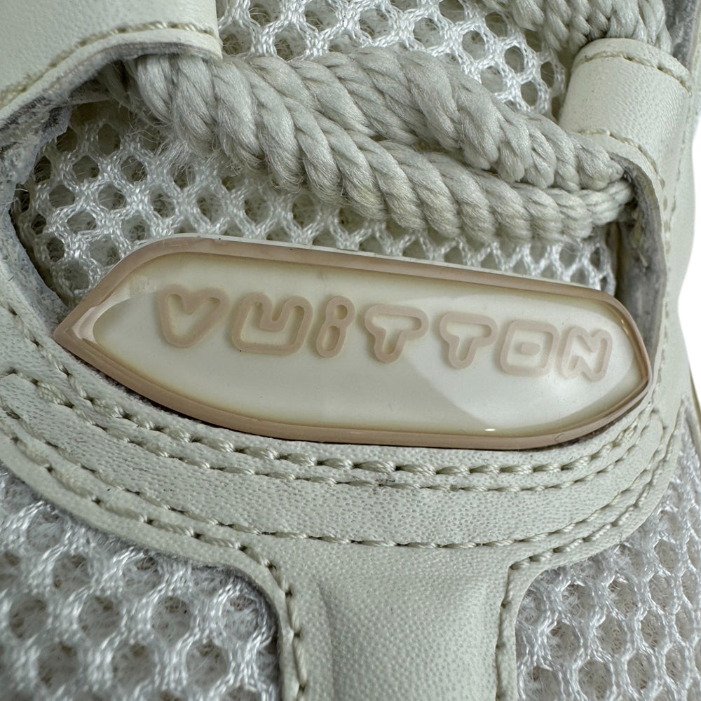 LOUIS VUITTON LV Mens Skate Trainers Beige Size 8 UK LHQ333