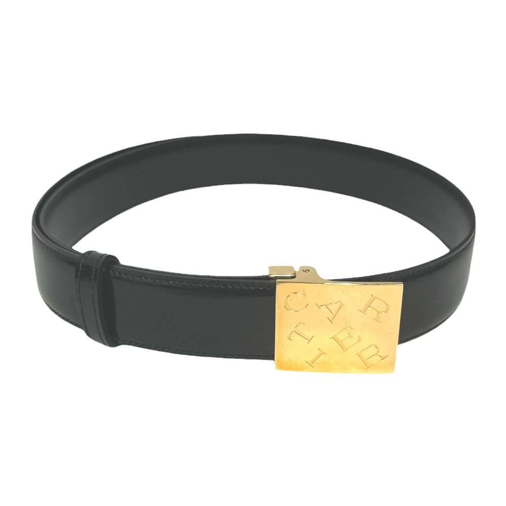 GUCCI GG Large Buckle Black Marmont Belt Size 70 LHQ64