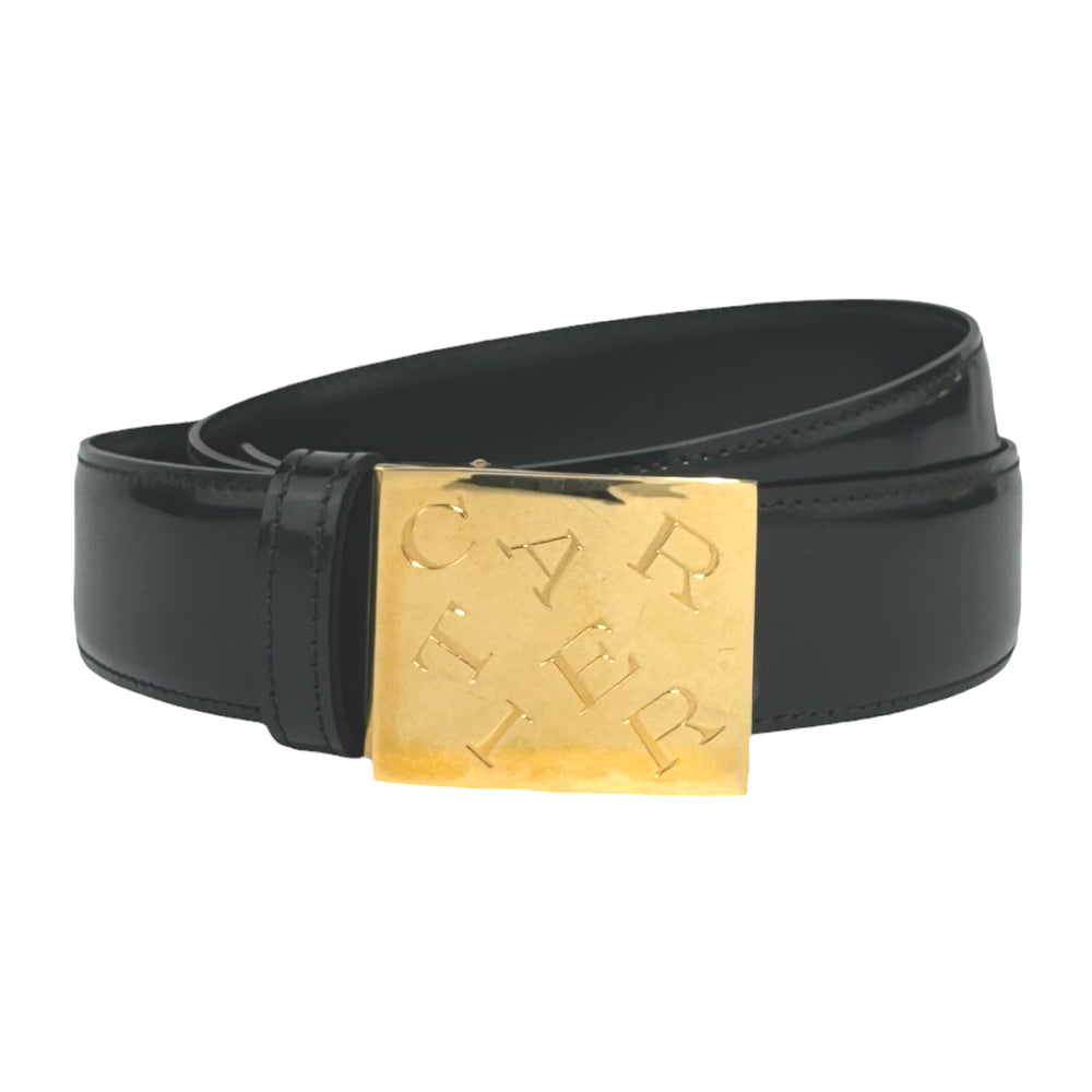 GUCCI GG Large Buckle Black Marmont Belt Size 70 LHQ64