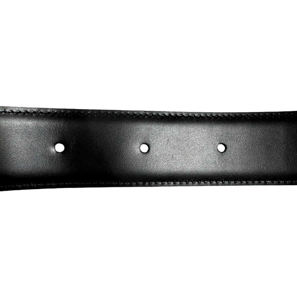 GUCCI GG Large Buckle Black Marmont Belt Size 70 LHQ64