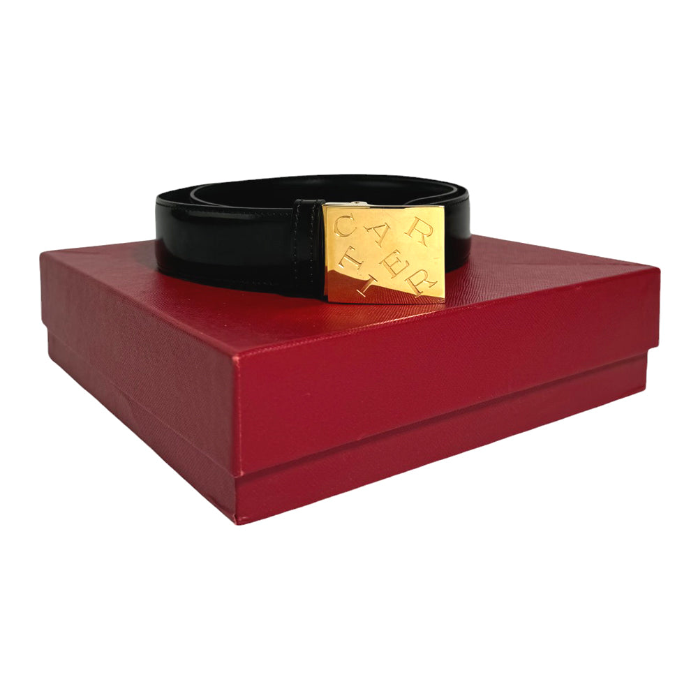 Cartier Black Belt Size 86 LHQ340