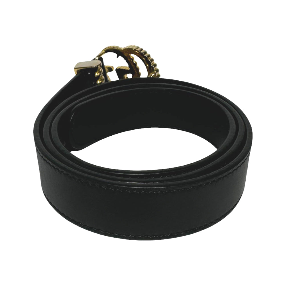 GUCCI GG Marmont Belt Black Size 80 LHQ343