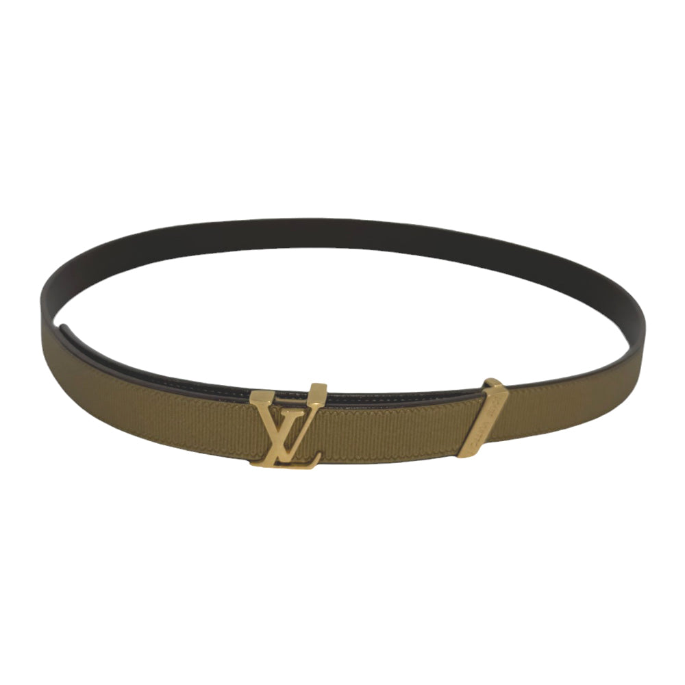 LOUIS VUITTON Gold Belt Women's Size 80 LHQ345