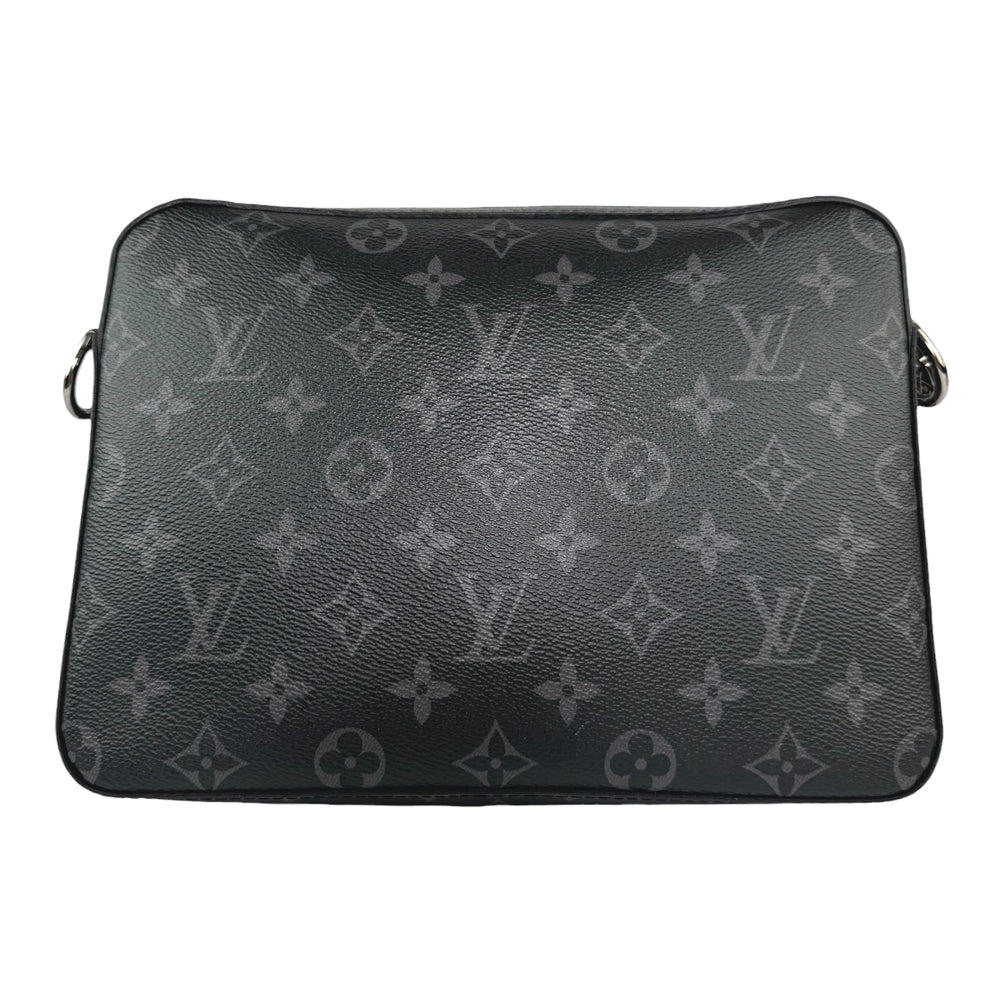 LOUIS VUITTON Trio Messenger Eclipse Men's Bag Black/Grey LHQ351