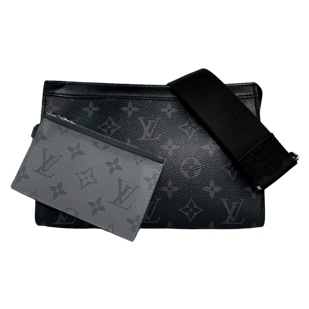 LOUIS VUITTON Gaston Wearable Wallet Mens Bag Grey LHQ357