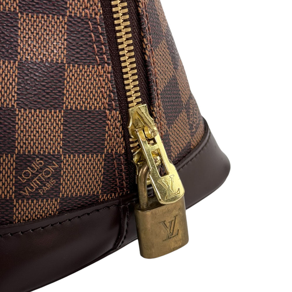 LOUIS VUITTON Alma PM Damier Ebene Handbag LHQ361