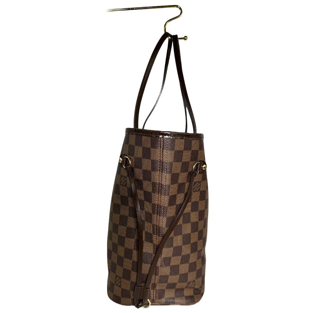 LOUIS VUITTON Neverfull MM Damier Ebene LHQ366