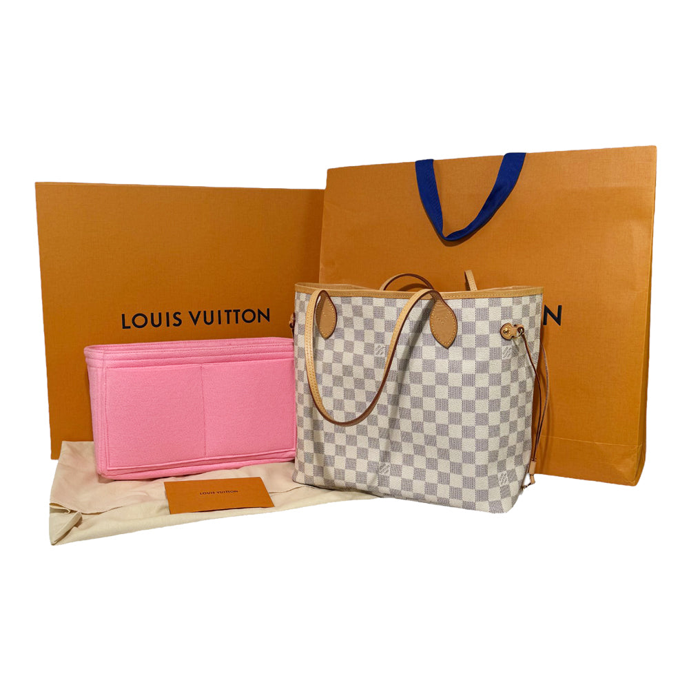 LOUIS VUITTON Neverfull MM Damier Ebene LHQ117