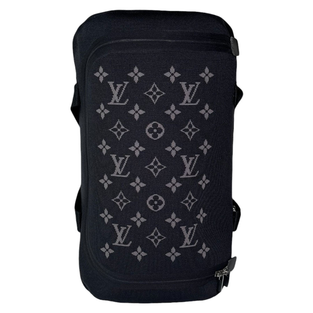 LOUIS VUITTON Knit Monogram Eclipse 55 Duffle Bag LHQ374