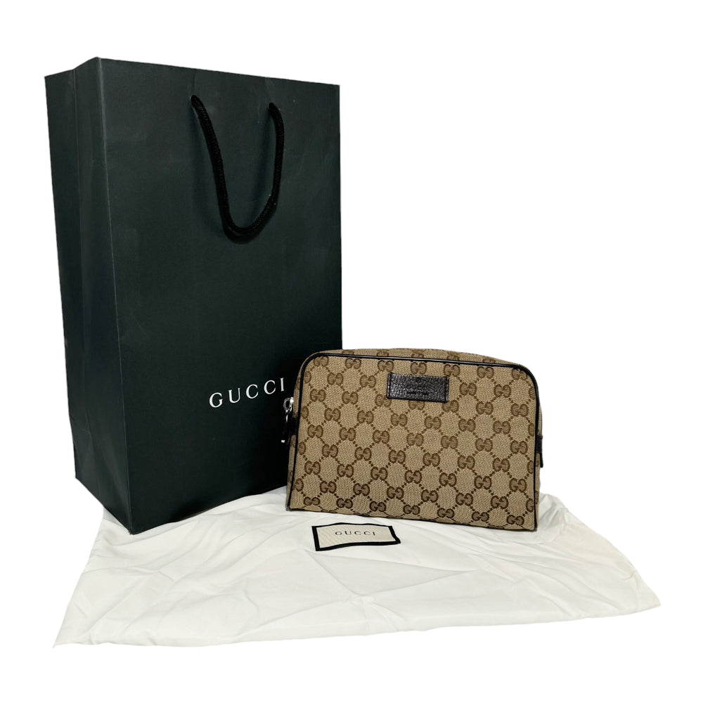 GUCCI GG Canvas Bum Bag LHQ375