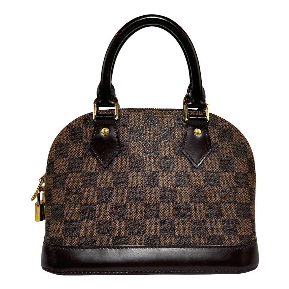 LOUIS VUITTON Alma BB Damier Ebene LHQ376