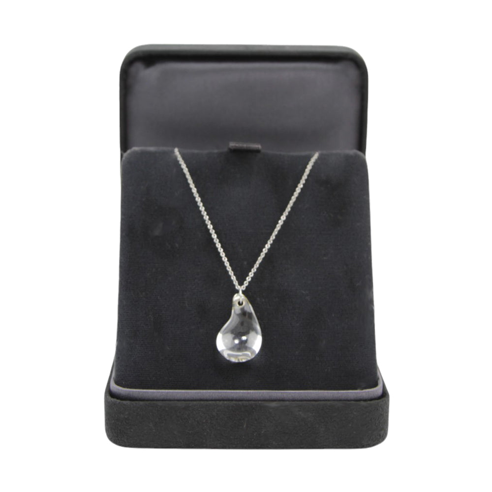 TIFFANY & Co. Teardrop Crystal Pendant Necklace LHQ377