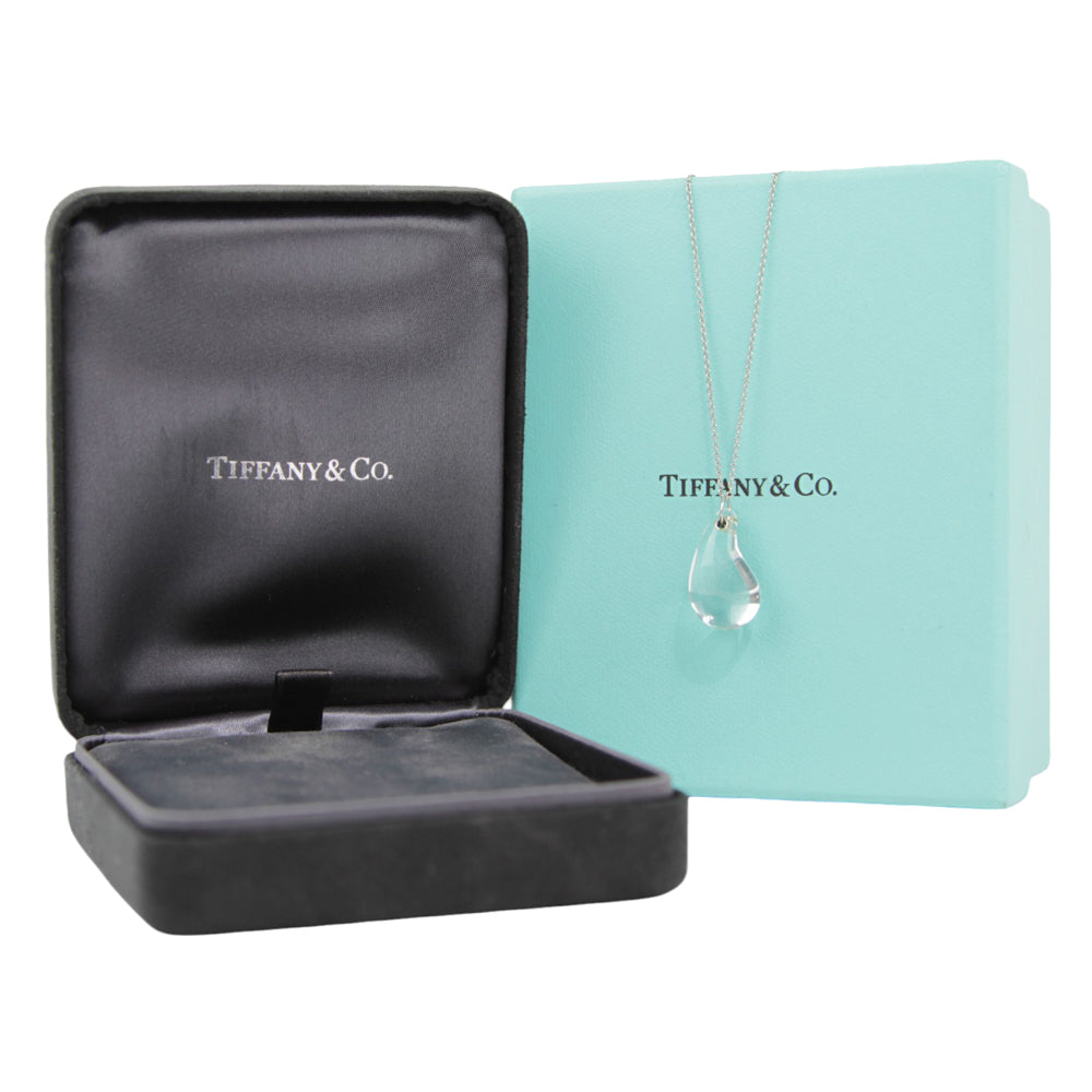 TIFFANY & Co. Collana con ciondolo a cuore aperto Argento LHQ208