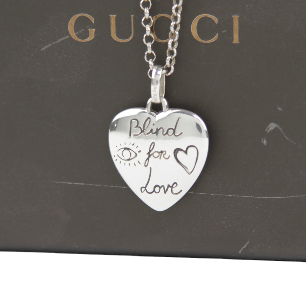 GUCCI Heart Blind For Love Necklace LHQ380