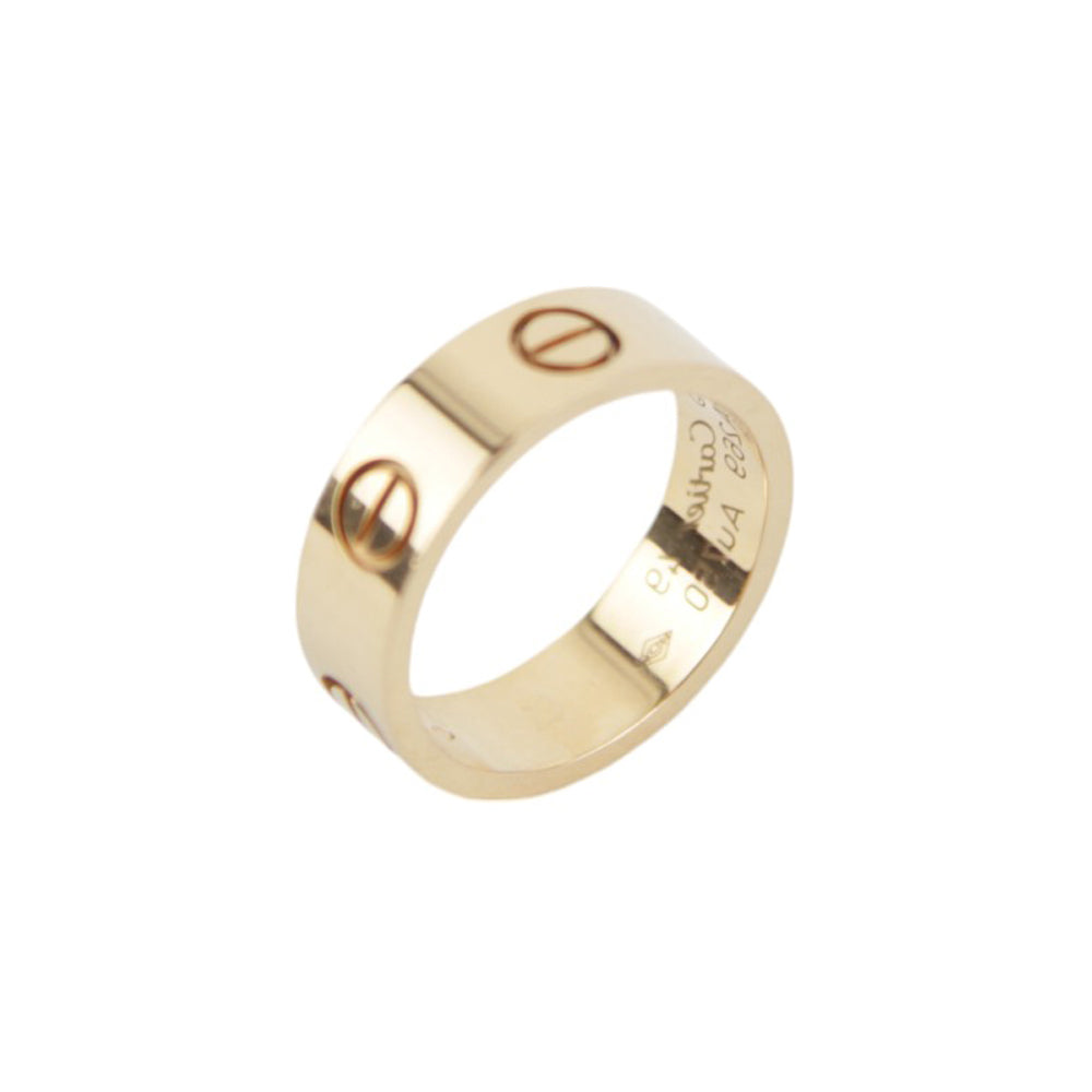 CARTIER Gold Love Ring Size J 1/2 LHQ382