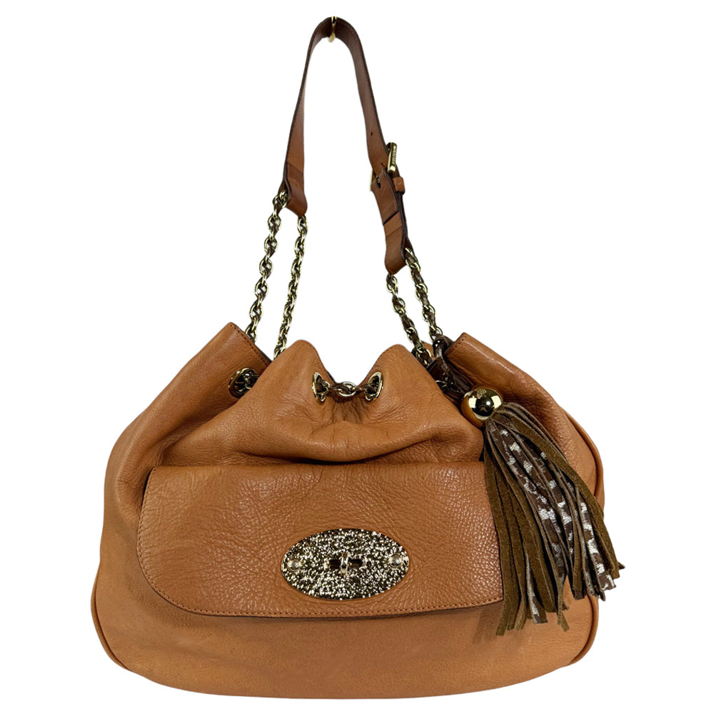 MULBERRY Brown Cory Hobo Leather Shoulder Bag LHQ387