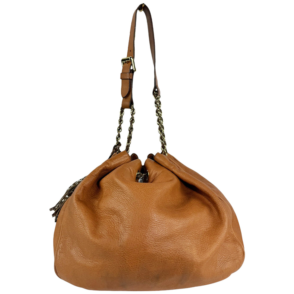 MULBERRY Brown Cory Hobo Leather Shoulder Bag LHQ387