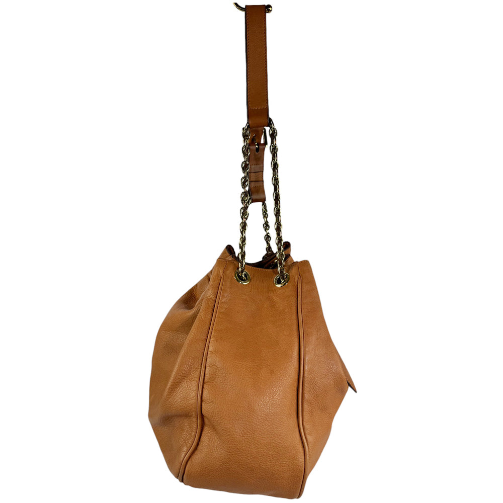 MULBERRY Brown Cory Hobo Leather Shoulder Bag LHQ387