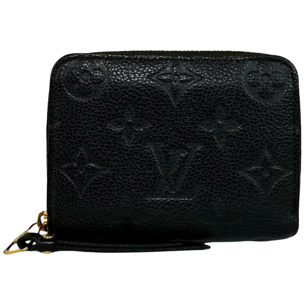 LOUIS VUITTON Empreinte Zippy Coin Purse Black LHQ394