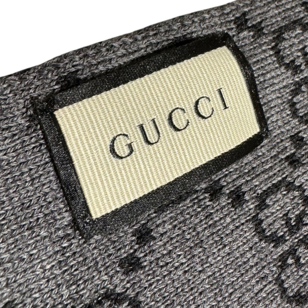 GUCCI Sherry GG Wool Scarf LHQ395