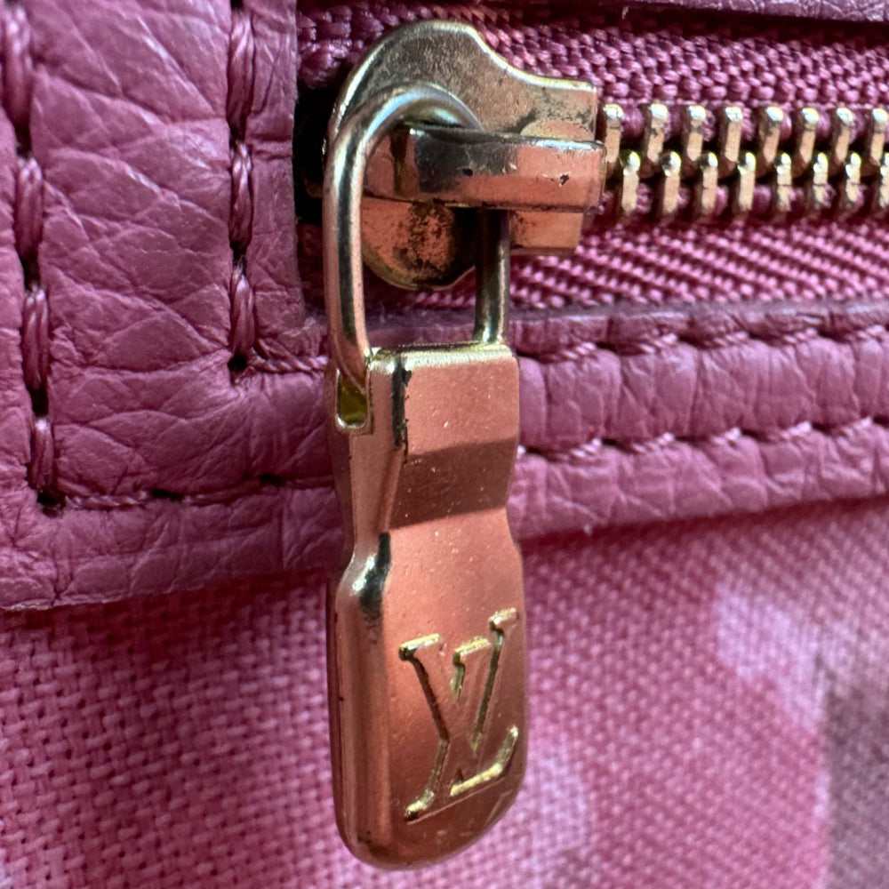 LOUIS VUITTON Neverfull MM Monogram Ikat Rose Velour LHQ397