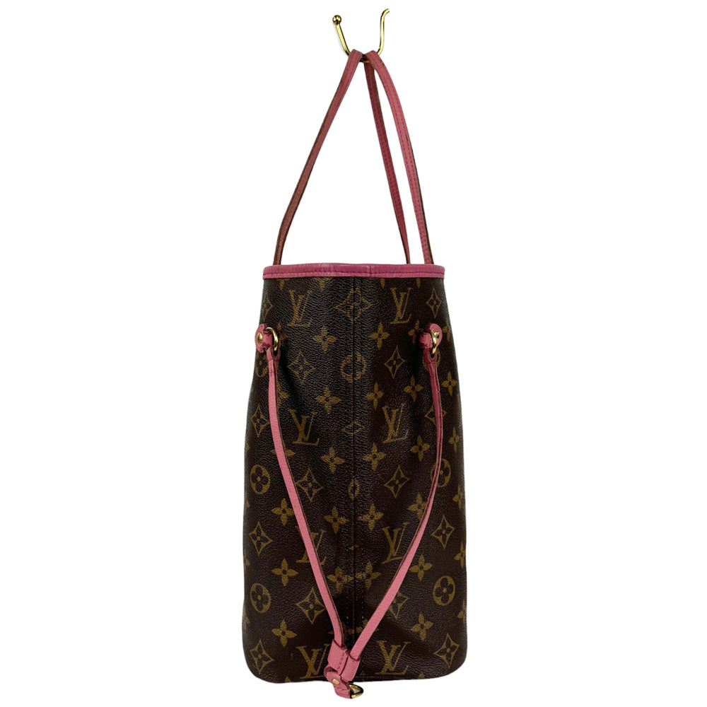 LOUIS VUITTON Neverfull MM Monogram Ikat Rose Velour LHQ397