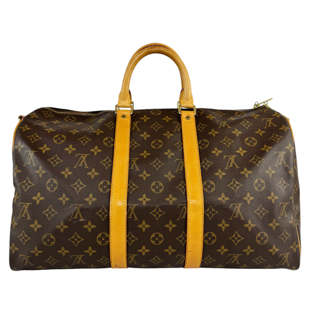 LOUIS VUITTON Keepall Bandouliere 45 With Strap LHQ402