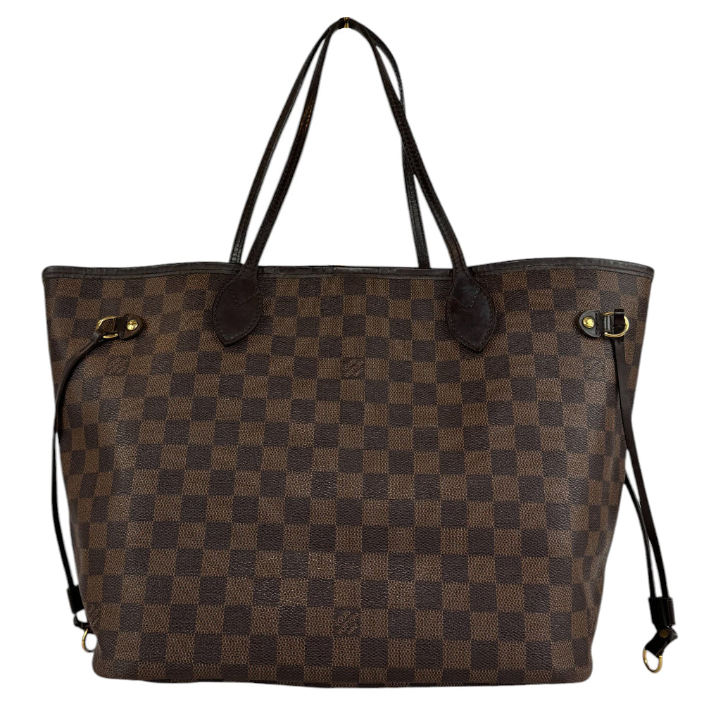 LOUIS VUITTON Neverfull MM Damier Ebene LHQ403