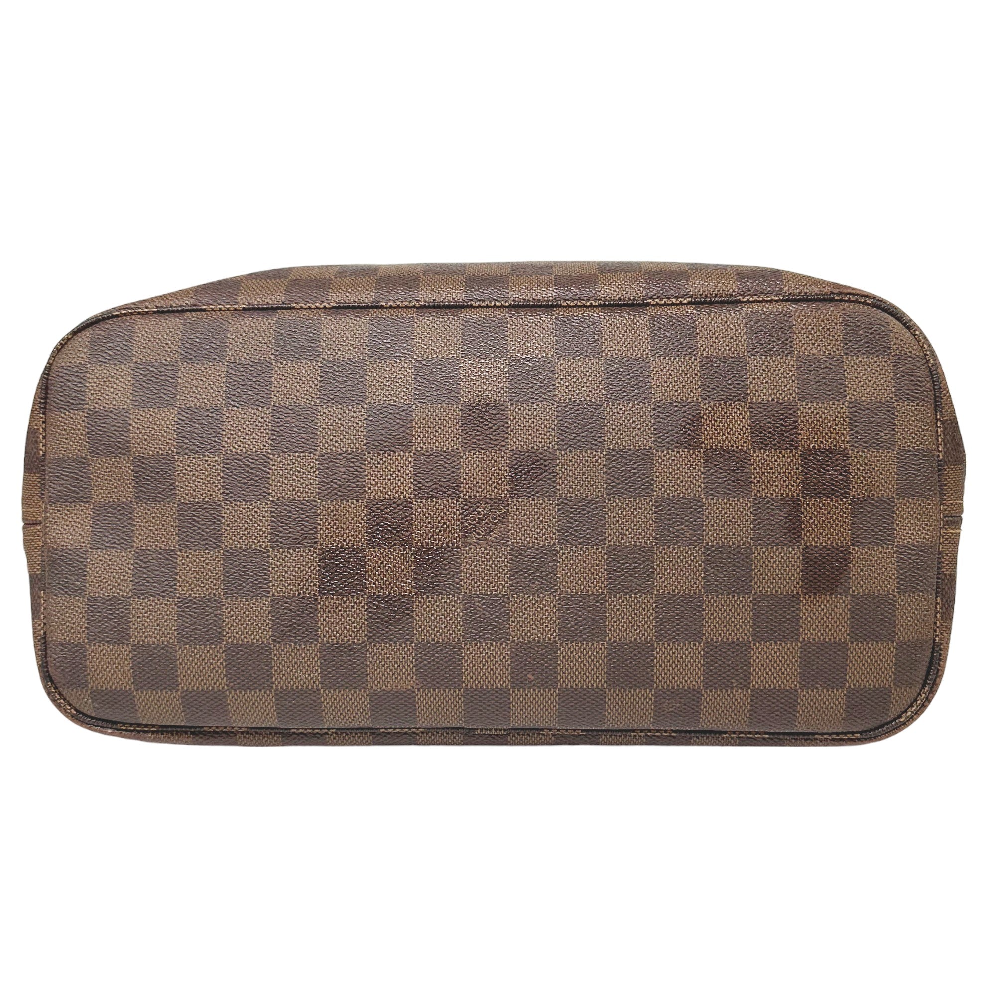 LOUIS VUITTON Neverfull MM Damier Ebene Bolso Tote LHQ41