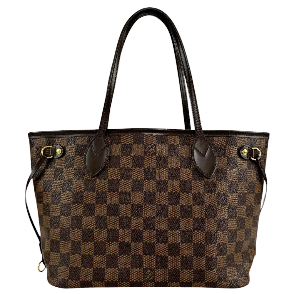 LOUIS VUITTON Neverfull PM Damier Ebene With Pochette LHQ411