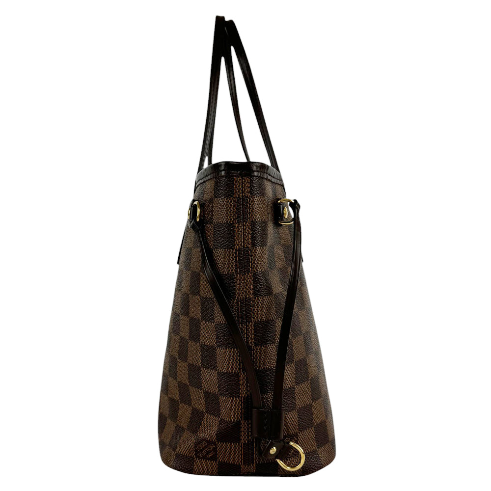 LOUIS VUITTON Neverfull PM Damier Ebene With Pochette LHQ411