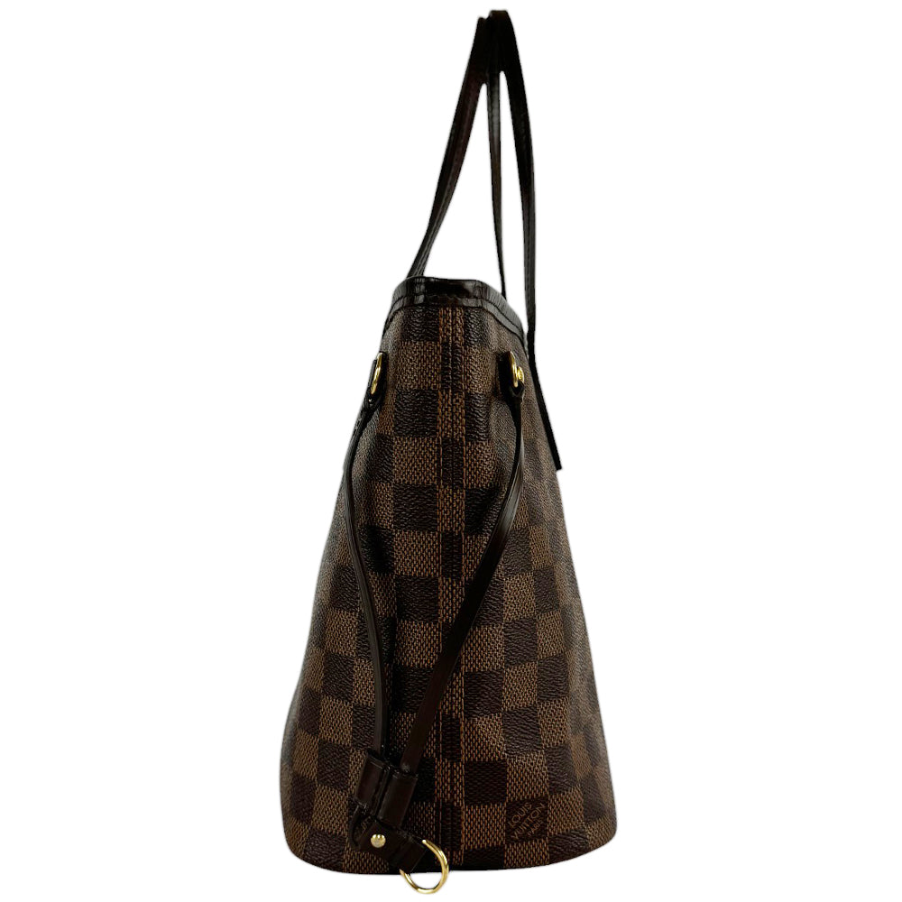 LOUIS VUITTON Neverfull PM Damier Ebene With Pochette LHQ411