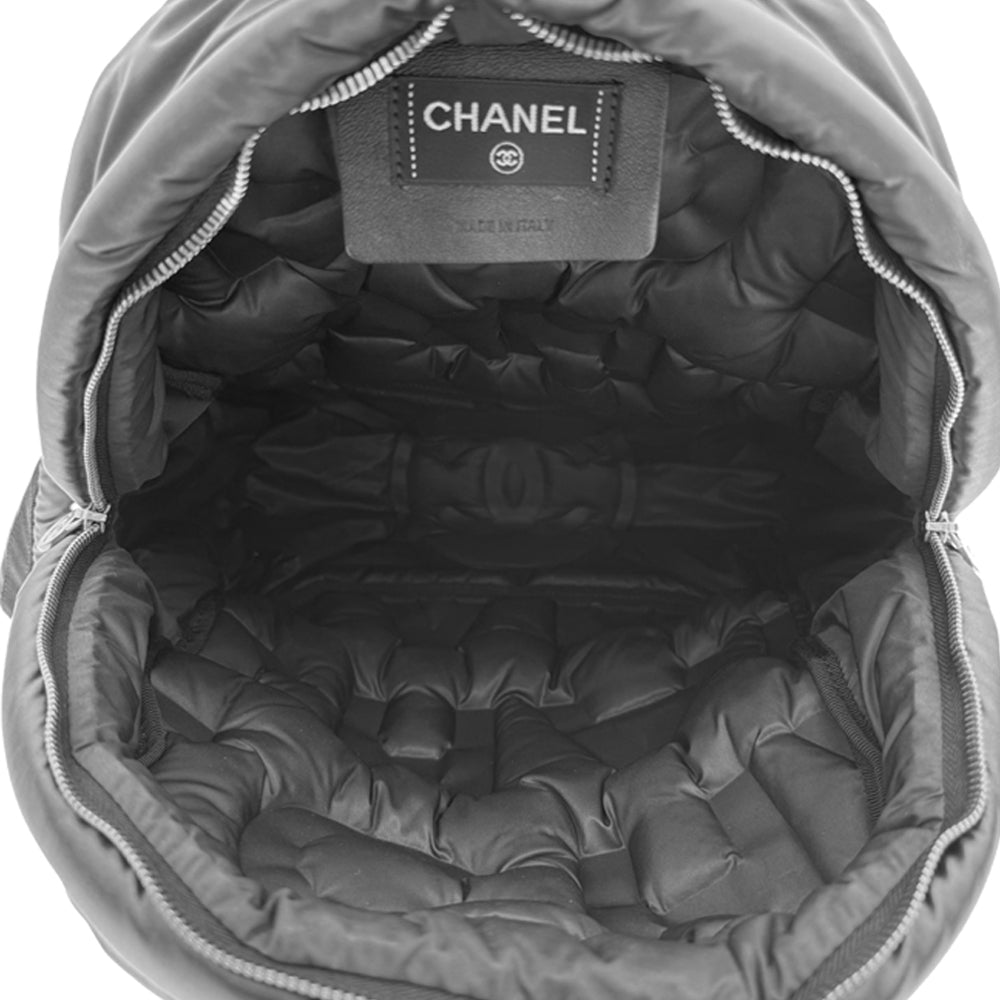 CHANEL Doudoune Black Backpack LHQ421