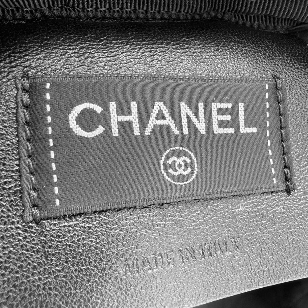 CHANEL Doudoune Black Backpack LHQ421