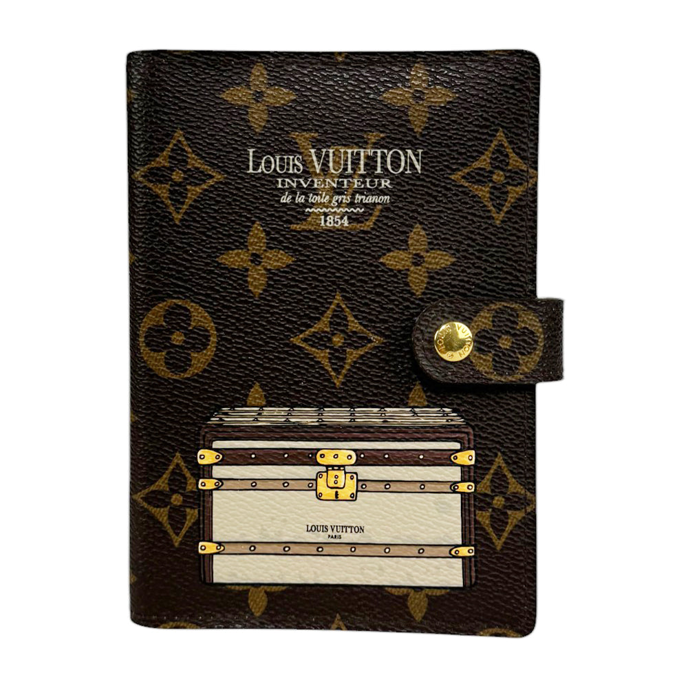 LOUIS VUITTON Limited Edition Trunks & Locks Small Ring Agenda LHQ427