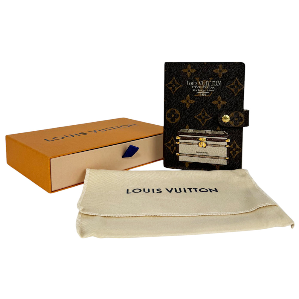 LOUIS VUITTON Limited Edition Trunks & Locks Small Ring Agenda LHQ427