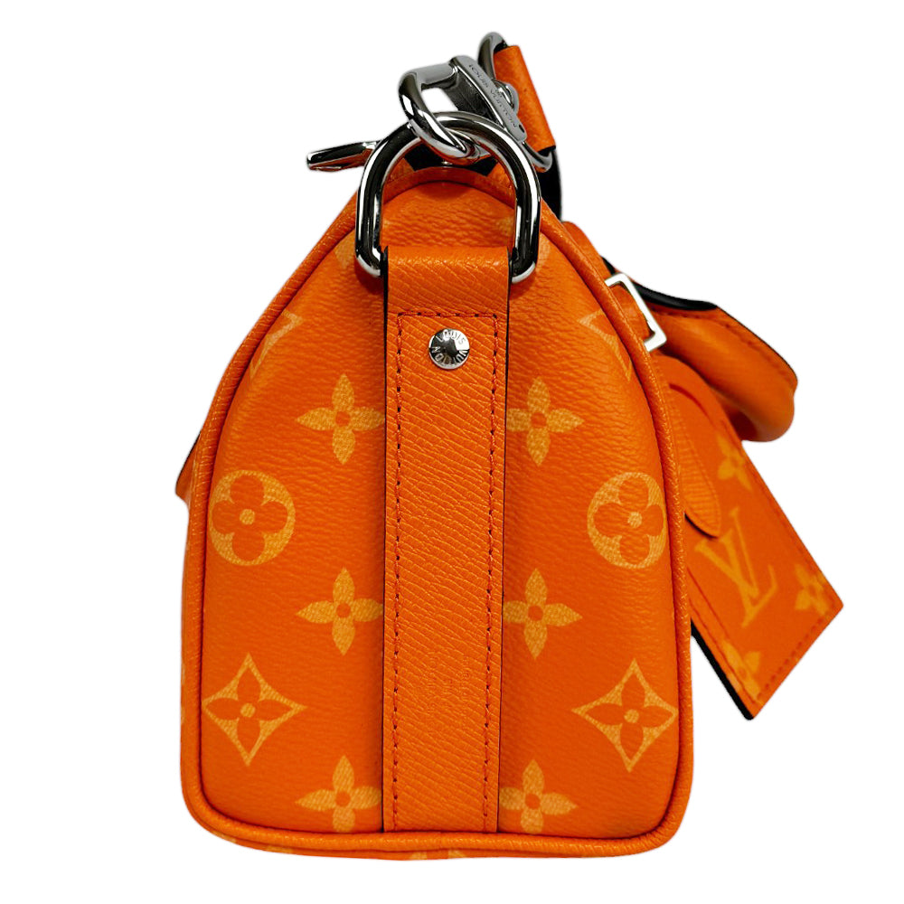 LOUIS VUITTON Keepall Bandouliere 25 Bag Orange LHQ432