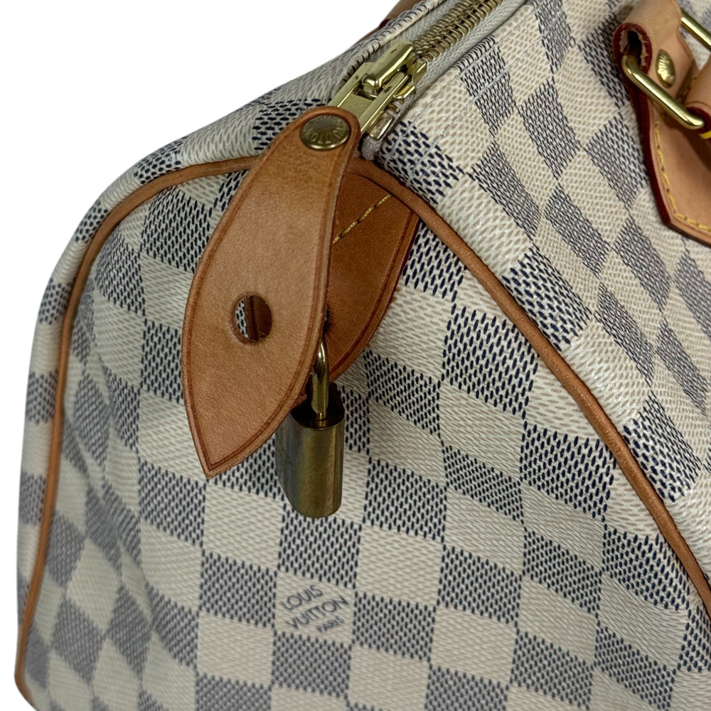 LOUIS VUITTON Speedy 30 Damier Azur LHQ439