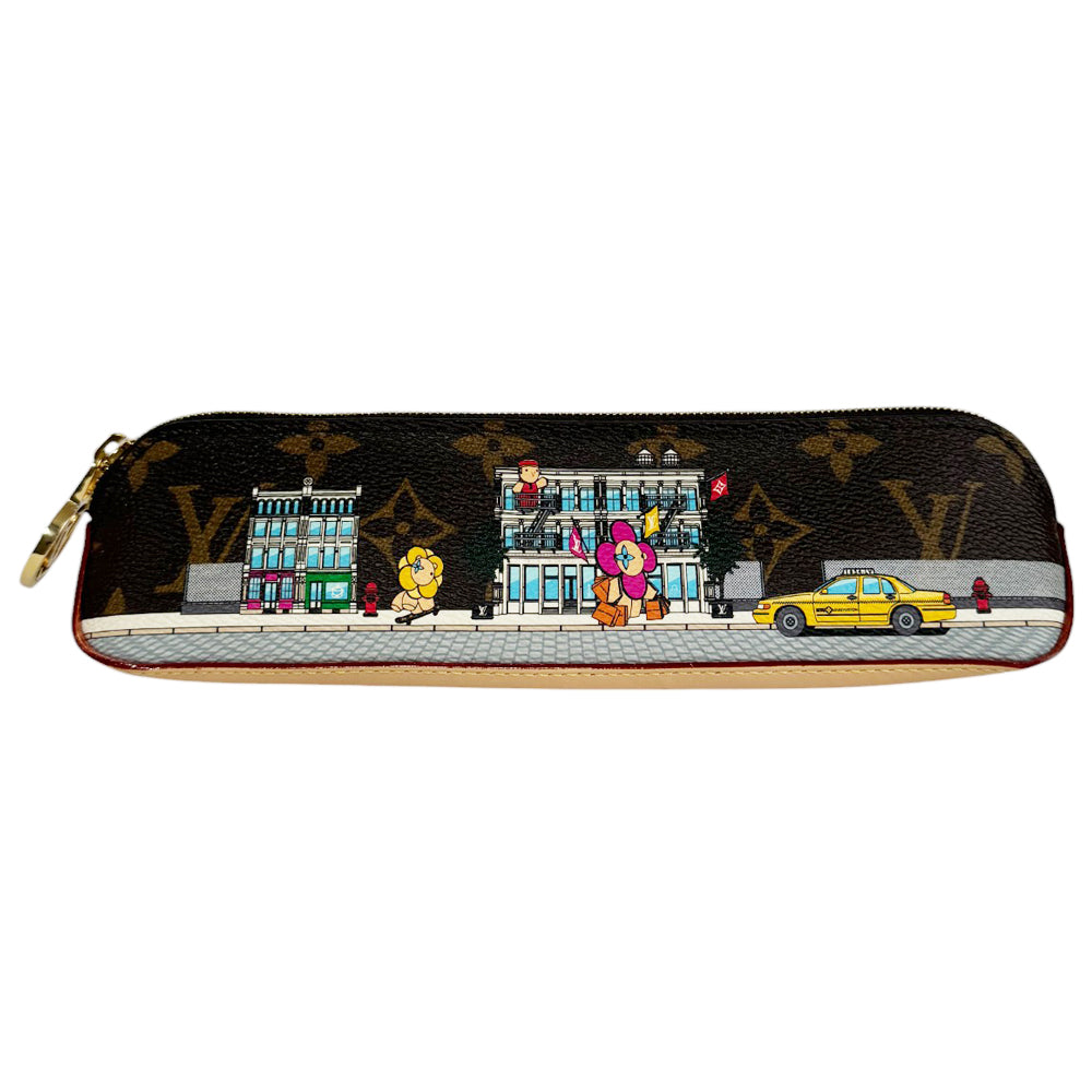 LOUIS VUITTON NYC Pencil Pouch Vivienne Holiday Monogram LHQ441