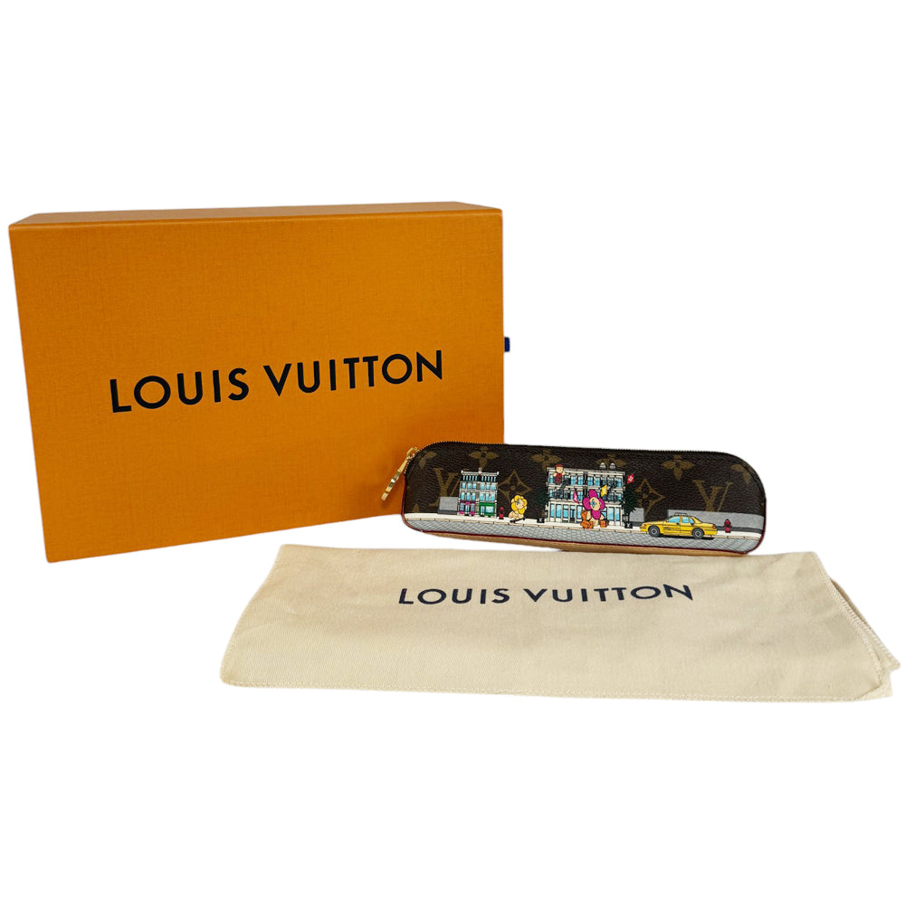 LOUIS VUITTON NYC Pencil Pouch Vivienne Holiday Monogram LHQ441